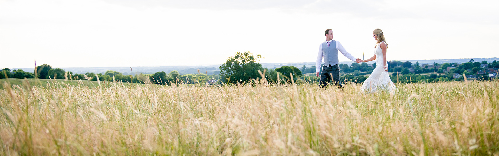 Bride and Groom - countryside